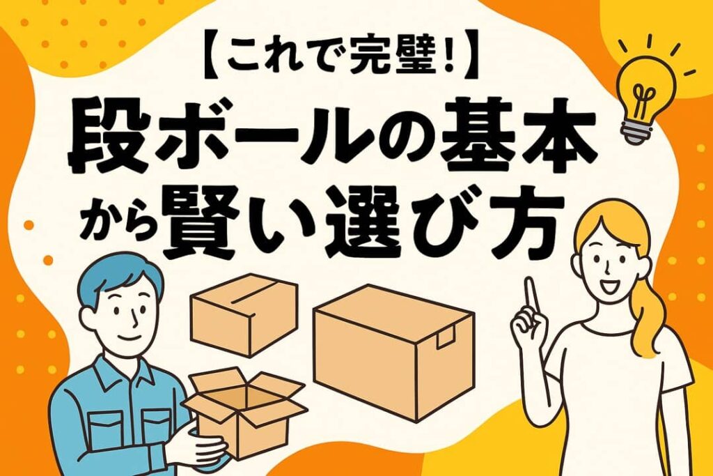 物流のプロが教える！段ボールの基本から賢い選び方まで徹底解説