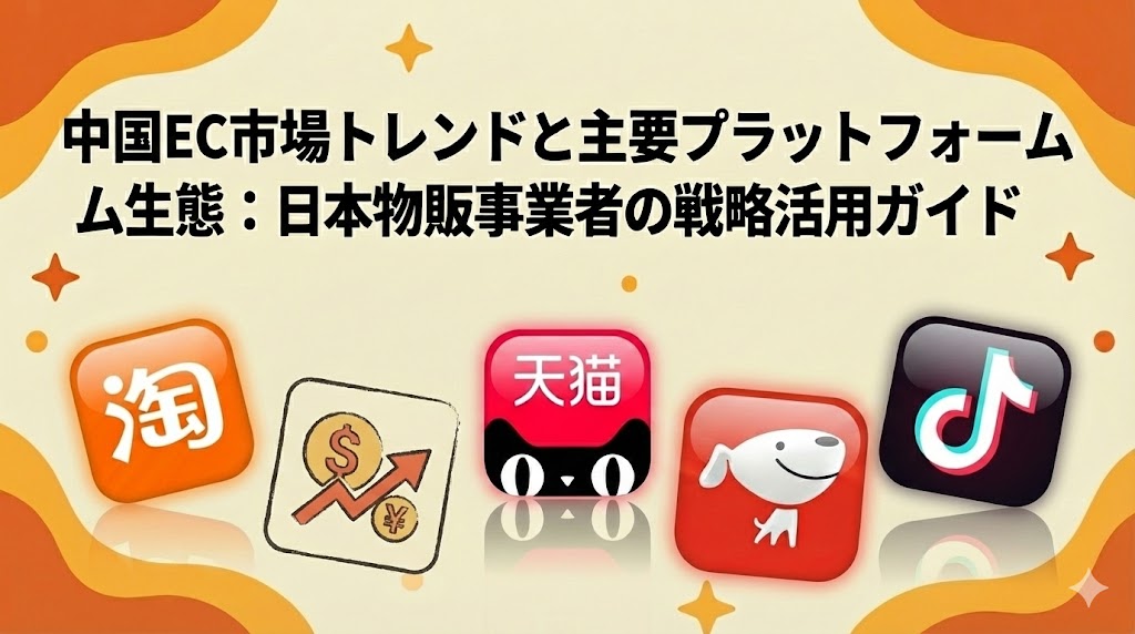 中国EC市場トレンドと主要プラットフォーム生態：日本物販事業者の戦略活用ガイド