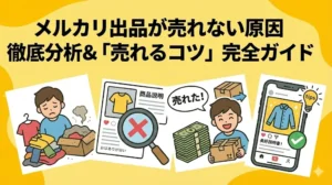 メルカリ出品が売れない原因徹底分析&「売れるコツ」完全ガイド