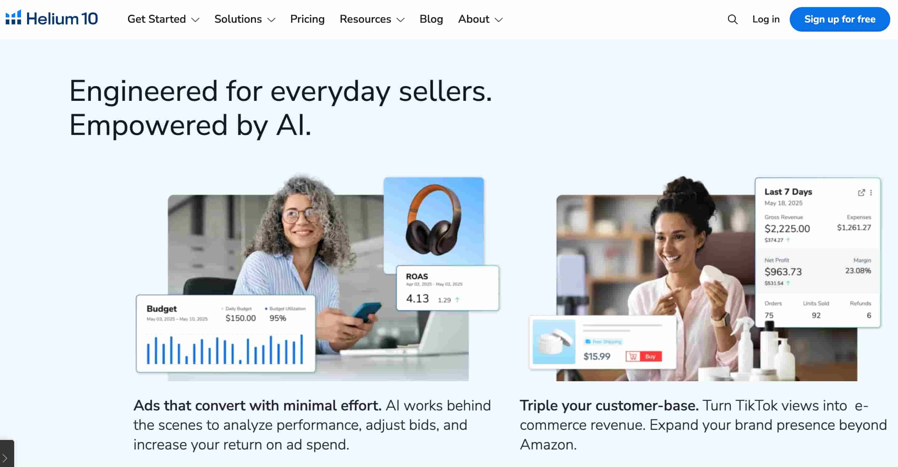 Helium 10 公式サイト