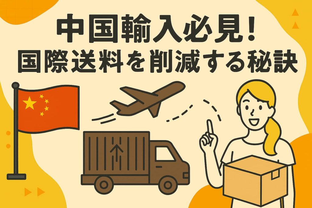 中国輸入必見！国際送料を大幅削減する秘訣とは