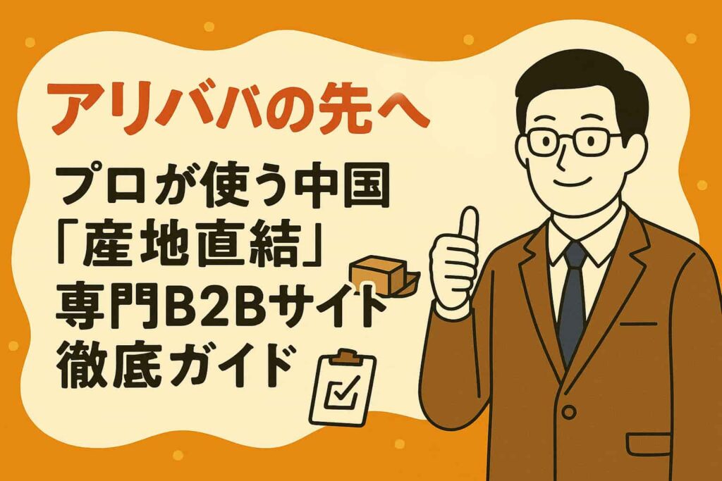 アリババのその先へ:プロが使う中国「産地直結」専門B2Bサイト徹底ガイド