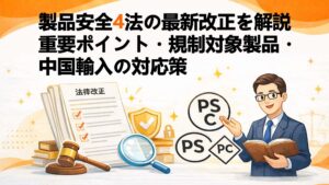 製品安全4法の最新改正を解説｜重要ポイント・規制対象製品・中国輸入の対応策