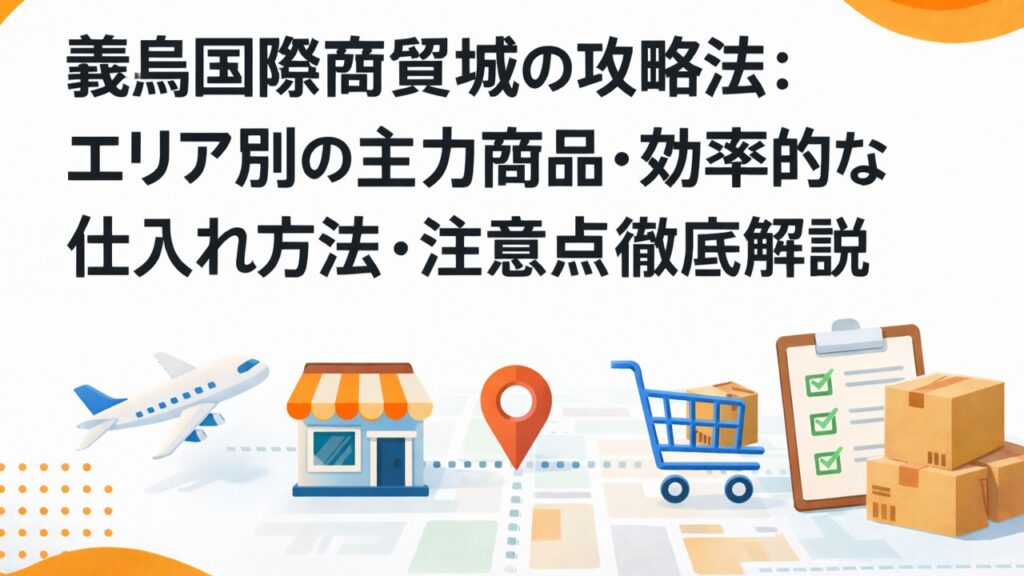 義烏国際商貿城の攻略法